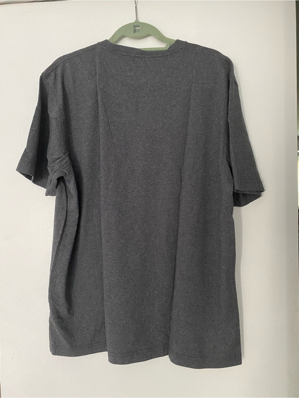 L.L. Bean Men's Crewneck T-Shirt - Charcoal Gray, Size L, minimal wear